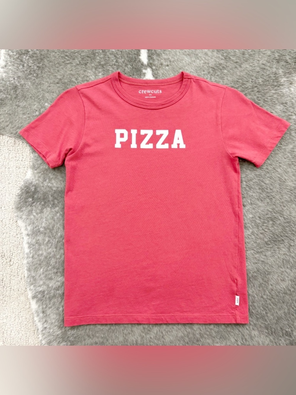 J. Crew Crewcuts Pizza Tee Medium 8-9 - Picture 5 of 10